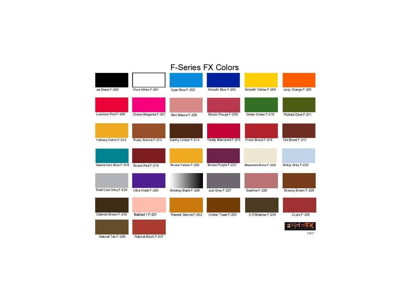 FUSE FX™ Farbmusterkarte 2