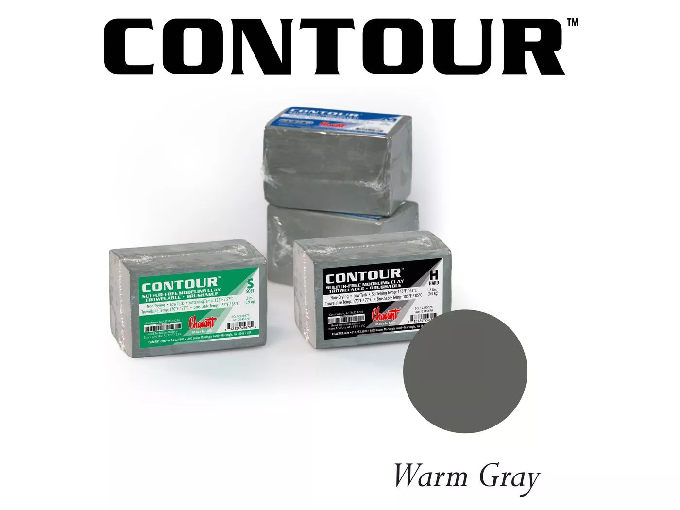 CHAVANT™ CONTOUR CLAY™ Soft